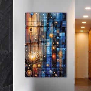 Tempered Glass Wall Art | Modern Wall Art | Wall Hangings | Interior Design Ideas | Home Decor | Glass Art Gift | Birthday Gift