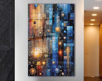 Tempered Glass Wall Art | Modern Wall Art | Wall Hangings | Interior Design Ideas | Home Decor | Glass Art Gift | Birthday Gift