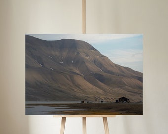 Longyearbyen Svalbard bamboo giclée print