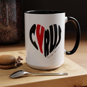 CYRUS Heart Persian Mug - Love for Persian Heritage