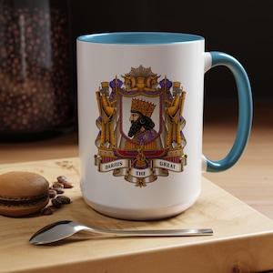 Regal Darius the Great Mug - Celebrate Persian Royalty