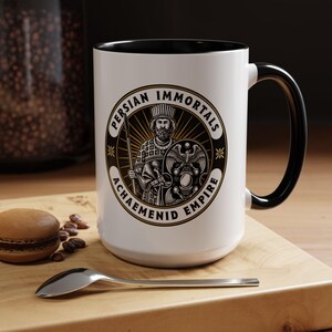 Persian Immortals Mug - Legacy of Strength and Valor