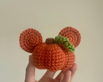 Handmade Mickey Inspired Pumpkin Plush