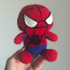Crochet Spider-Man-Inspired Plush