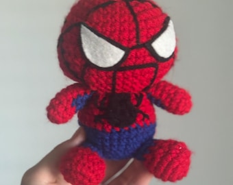 Crochet Spider-Man-Inspired Plush