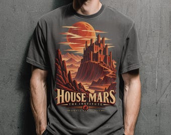 Camiseta House Mars: Camiseta gráfica Red Rising The Institute