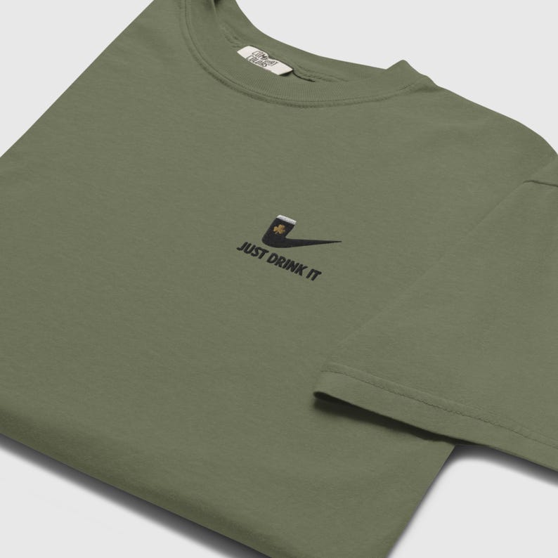 Guinness Embroidered T-Shirt: St Patricks Day shirt, St Pattys Day, Irish Stout, Shamrock, Vitamin G image 15
