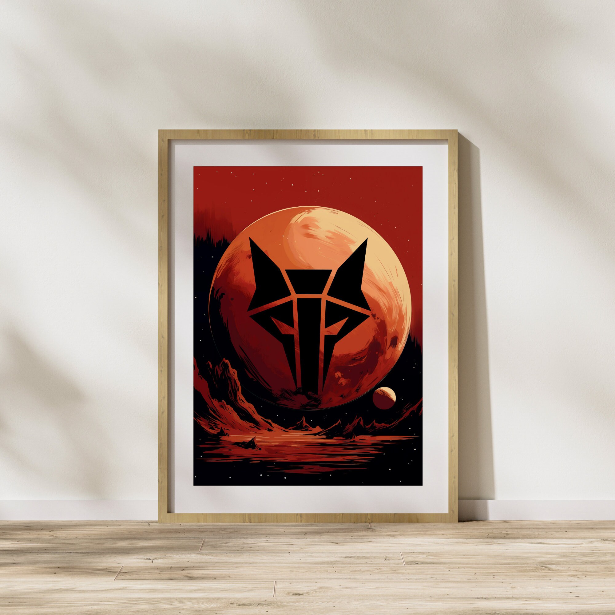 Omnis Vir Lupus Print: Red Rising Saga, Science Fiction Wall Art