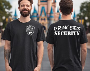 Camiseta de seguridad de princesa: Camiseta de princesa, camiseta de seguridad, conjunto para vacaciones, camiseta de colores cómodos.
