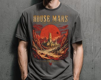 Camiseta House Mars: Camiseta gráfica Red Rising The Institute