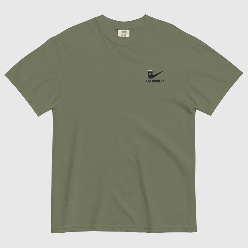 Guinness Embroidered T-Shirt: St Patricks Day shirt, St Pattys Day, Irish Stout, Shamrock, Vitamin G image 16