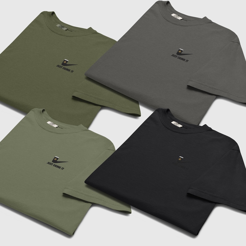 Guinness Embroidered T-Shirt: St Patricks Day shirt, St Pattys Day, Irish Stout, Shamrock, Vitamin G image 2