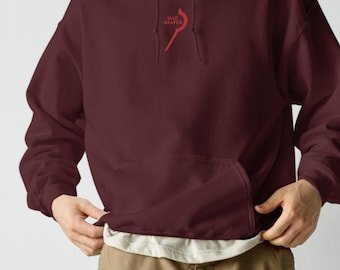 Hail Reaper Embroidered Hoodie, Howler Shirt, Red Rising Shirt, Omnis Vir Lupus, Hail Libertas Hail Reaper, Red Rising Merch, Red Rising