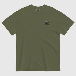 Guinness Embroidered T-Shirt: St Patricks Day shirt, St Pattys Day, Irish Stout, Shamrock, Vitamin G image 4