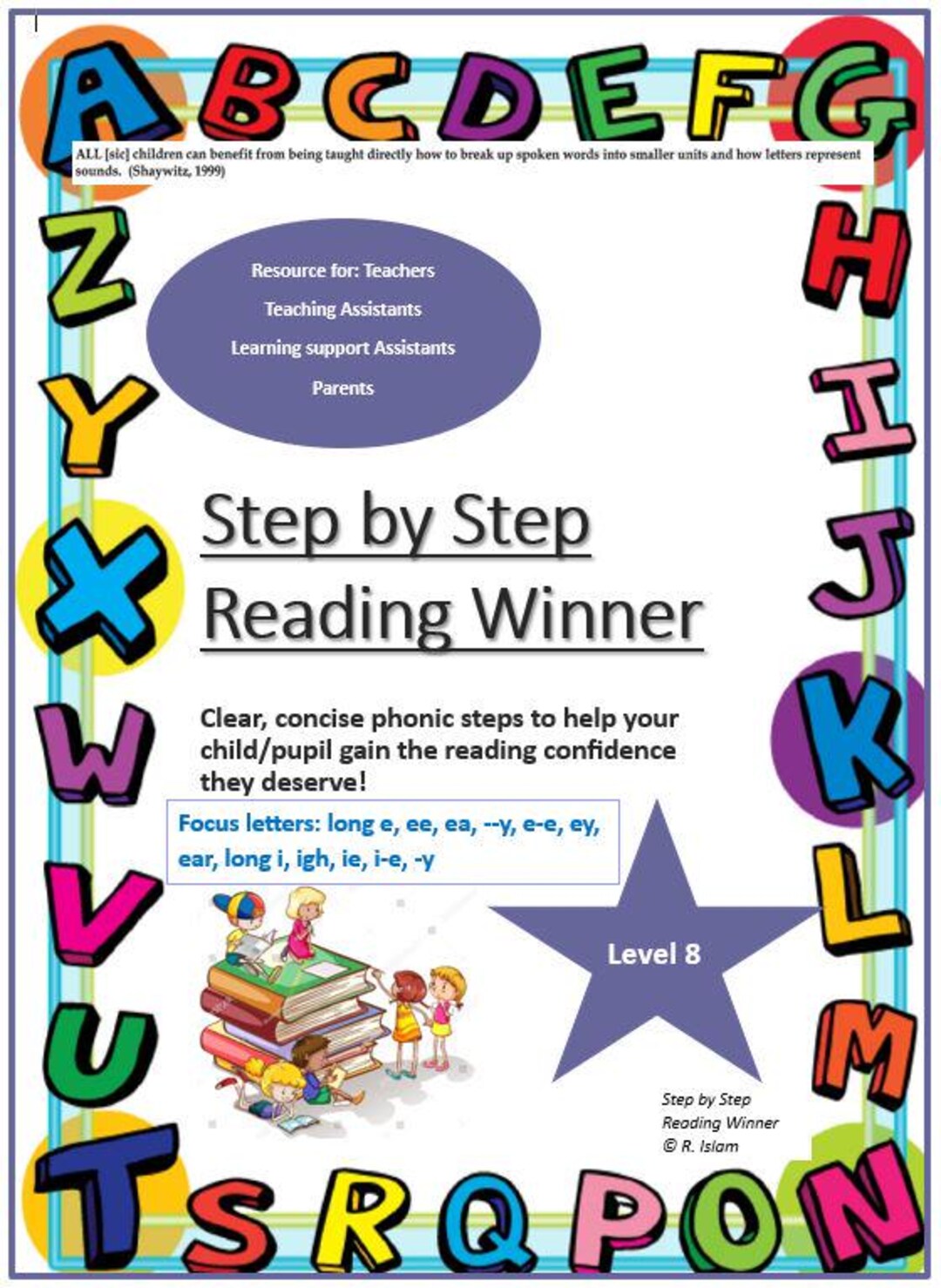 8 Reading and Phonics Support Level 8 - Etsy