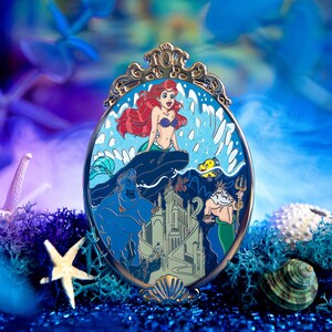 Siréne Ariel - Disney Fantasy Pin - Princess Mosaics Series Limited Edition