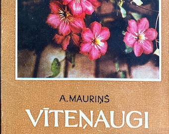 Livre letton vintage 1979 Vīteņaugi A. Mauriņš