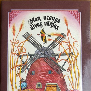 Chansons folkloriques lettones vintage de 1988 Book Man uzauga divas vārpas Latviešu tautasdziesmas