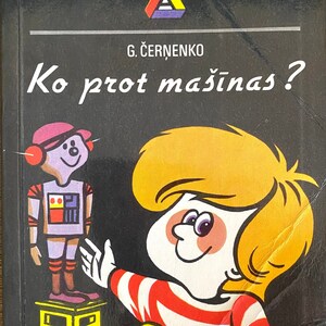 Livre vintage letton Ko prot mašīnas Čerņenko, 1988