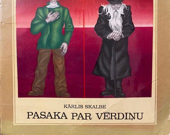 1979 Tale Vintage Latvian Book Pasaka par vērdiņu Kārlis Skalbe