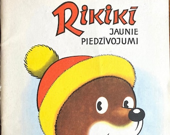 1978 Libro letón vintage Rikikī jaunie piedzīvojumi Ēvalds Juhņēvičs