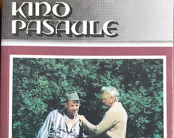 Livre letton vintage 1987 Kino pasaule