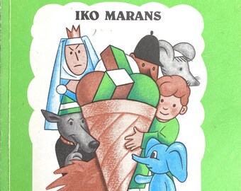 1987 Vintage lettisches Buch Karstais saldējums Iko Marans