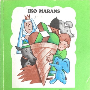 Livre vintage letton de 1987 Karstais saldējums Iko Marans
