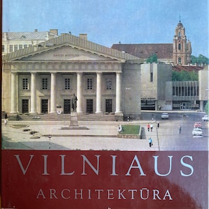 Vintage 1978 lituanien livre anglais russe Vilniaus Architektūra Vilnius Architecture ритектура ильнюса albums photos