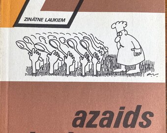 1989 Azaids lauku sētā Zinātne laukiem Milda Pētersone Vintage lettisches Buch