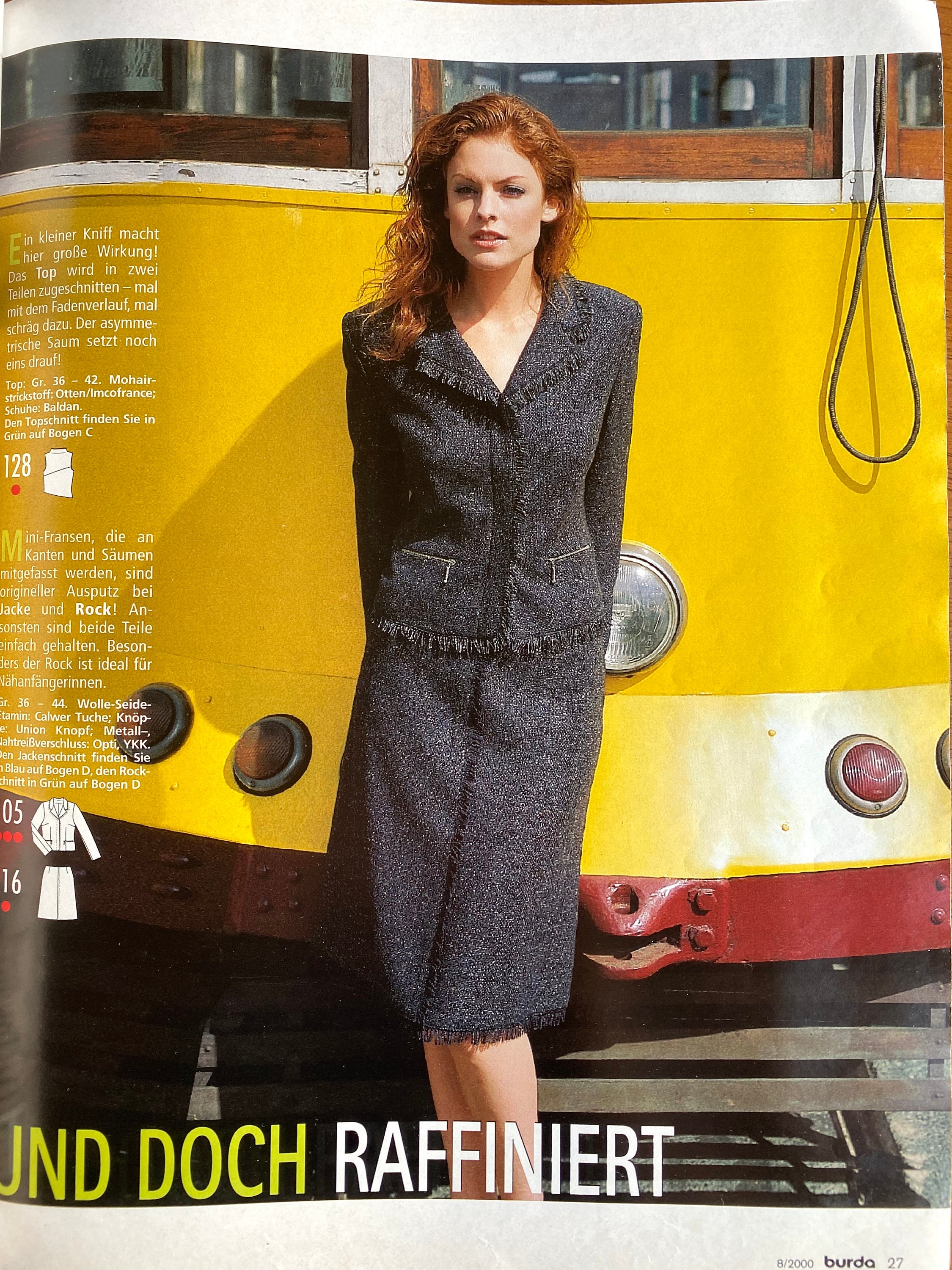 Magazine BURDA Vintage - Numéro De Mai 2000 "Design, Couleur, Chic Et Simplicité" - Occasion Avec Patrons