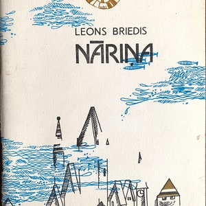 1982 Poésie Poèmes Livre letton vintage Nāriņa Leons Briedis Poēma