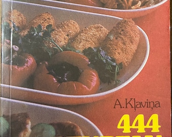 1986 444 Kartupeļu ēdieni Kļaviņa Kochbuch Kochbuch Rezept Vintage Lettische Buch