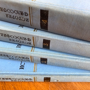 1960s 1970s  Vintage Russian Book История философии в СССР