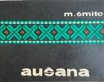 1971 Weaving Vintage Latvian Book Aušana Šmite