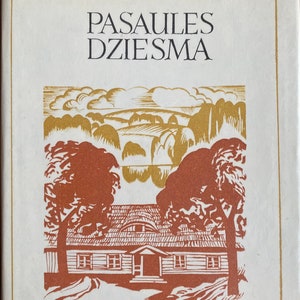 1973 vintage Livre letton Pasaules dziesma Saulcerīte Viese