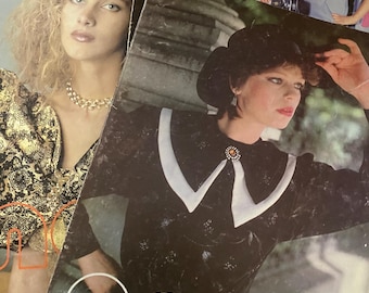 1980s Лада Lada Fashion Magazine Vintage Russian Magazine Fashion Dress Pattern Sewing Pattern DIY
