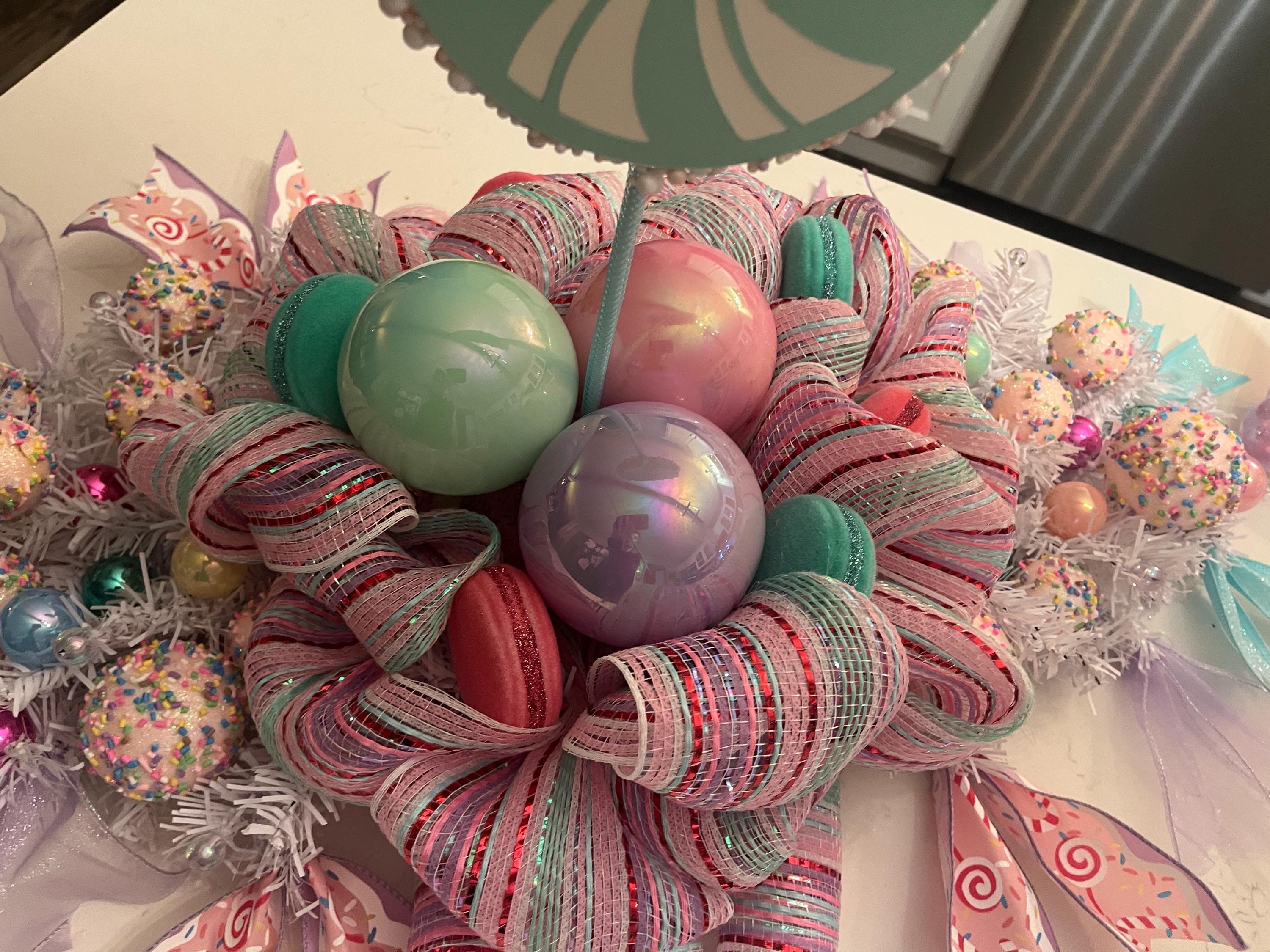 Candyland Christmas Centerpiece
