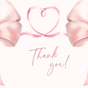 Coquette Bow Pink Graduation Invitation- Coquette Graduation- Class of 2024 Graduation Invite- Pink Bow Invitation Editable