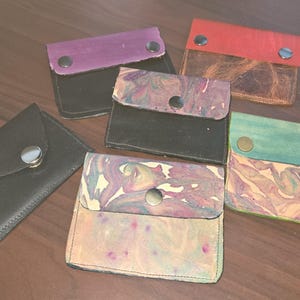 Mini billeteras porta tarjetas