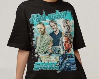 Paul Walker Retro 90s Shirt, Paul Walker Tee, Car Lover Shirt, Paul Walker Fan Merch, Paul Walker Gift Paul Walker Homage Fast & Furious