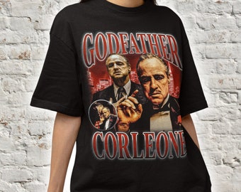 The Godfather T Shirt Funny Film Parody Reference God Dad Father Christening Logo Birthday Christmas Gift Top