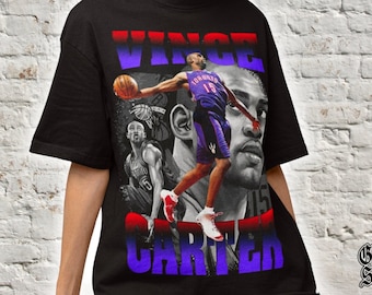 Vince Carter T-Shirt, Vintage Basketball Hoodie, Vince Carter Tee, Retro Vince Carter Fan Top, Basketball Lover Gift