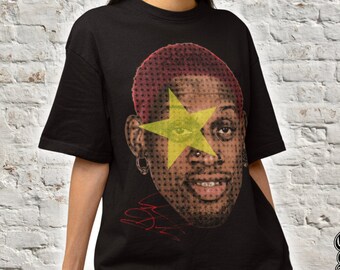 Dennis Rodman Vintage 90s Graphic Style T-Shirt, Dennis Rodman Bootleg Sweatshirt, Retro American Basketball Graphic Shirt For Man And Women