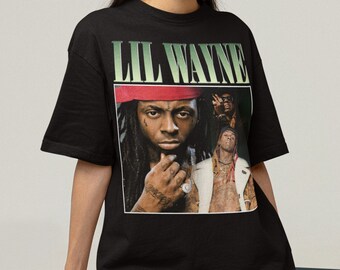 Lil Wayne Rap Vintage 90s Graphic T-Shirt Lil Wayne Rap Hip Hop USA Classic T-shirt