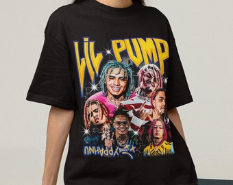 LIL PUMP Bootleg T-shirt Lil Pump Shirt Lil Pump Tee Sweatshirt Lil Pump Hiphop Rapper RnB Classic Vintage Bootleg