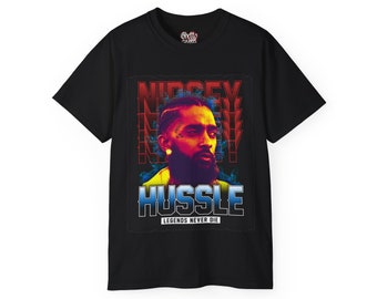 Nipsey Hussle T Shirt, Nipsey Hussle Tour Fan Shirt, 90s Retro Vintage Rap Hip Hop Unisex T-Shirt