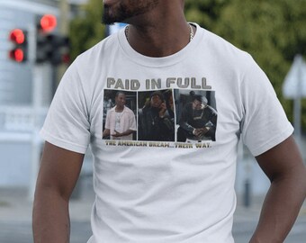 Paid In Full Retro Bootleg Vintage Thug Rico Ace Boogie Money Mitch Gangsta Gangster Movie Y2K Tee, Gift for Her Him T-shirt