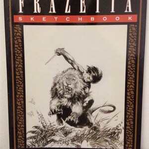 Frazetta Sketchbook vol I　Frank Frazetta Frank Frazetta Sketchbook Volume I - Etsy