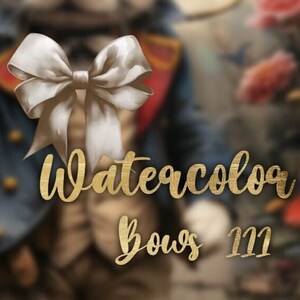Watercolor Bows Clipart: 111 Pastel Easter Illustrations (Digital Download)